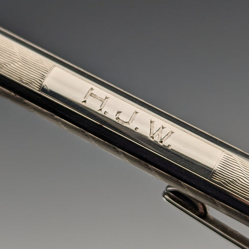 1952年 英国 ヤード・オ・レッド 純銀製 推進式ペンシル 箱、書類付き